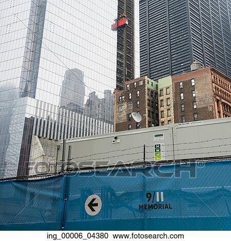 9/11 memorial sign in front of modern skyscrapers, Lower Manhattan, New York City, New York State, USA View Large Photo Image Stock Image - 9/11 memorial sign in front of modern skyscrapers, Lower Manhattan, New York City, New York State, USA. Fotosearch