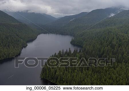 Aerial view of Mercer Lake, Skeena-Queen Charlotte Regional District, Haida Gwaii, Graham Island, British Columbia, Canada View Large Photo Image Stock Photography - Aerial view of Mercer Lake, Skeena-Queen Charlotte Regional District, Haida Gwaii, Graham Island, British Columbia, Canada. Fotosearch