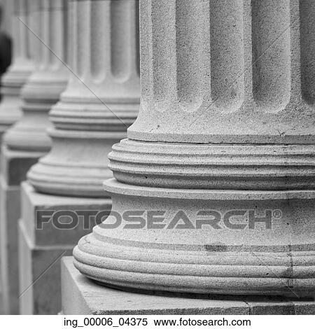 Architectural detail of columns, Manhattan, New York City, New York State, USA View Large Photo Image Stock Photography - Architectural detail of columns, Manhattan, New York City, New York State, USA. Fotosearch