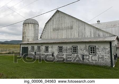 Barn in a field, Quebec, Canada View Large Photo Image Stock Image - Barn in a field, Quebec, Canada. Fotosearch