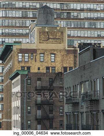 Picture - Buildings in Chelsea, Manhattan, New York City, New York State, USA. Fotosearch