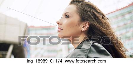 Calm lady with the perfect make-up View Large Photo Image Picture - Calm lady with the perfect make-up. Fotosearch