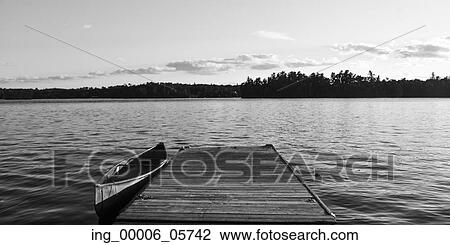 Canoe at the dock, Lake Of The Woods, Ontario, Canada View Large Photo Image Stock Image - Canoe at the dock, Lake Of The Woods, Ontario, Canada. Fotosearch