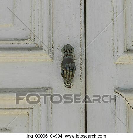 Close-up of door handle, Valparaiso, Chile View Large Photo Image Picture - Close-up of door handle, Valparaiso, Chile. Fotosearch
