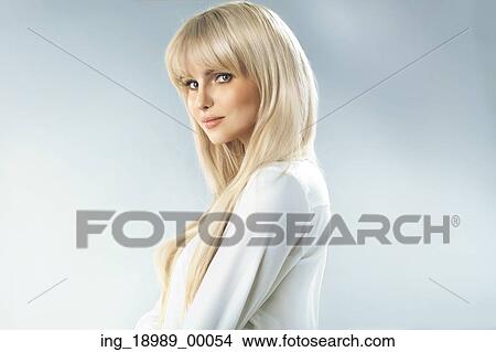 Delicate blonde lady with fabulous complexion View Large Photo Image Picture - Delicate blonde lady with fabulous complexion. Fotosearch