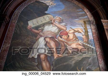 Detail of a painting inside the New York Public Library, Midtown, Manhattan, New York City, New York State, USA View Large Photo Image Stock Photo - Detail of a painting inside the New York Public Library, Midtown, Manhattan, New York City, New York State, USA. Fotosearch