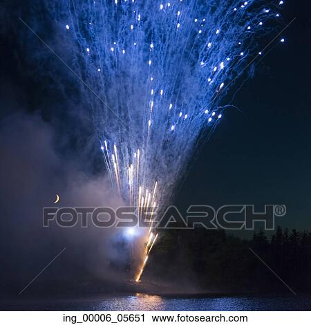 Fireworks display at night on Canada Day, Kenora, Lake Of The Woods, Ontario, Canada View Large Photo Image Stock Image - Fireworks display at night on Canada Day, Kenora, Lake Of The Woods, Ontario, Canada. Fotosearch