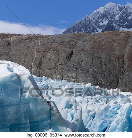Grey Glacier, Grey Lake, Torres del Paine National Park, Patagonia, Chile View Large Photo Image Picture - Grey Glacier, Grey Lake, Torres del Paine National Park, Patagonia, Chile. Fotosearch