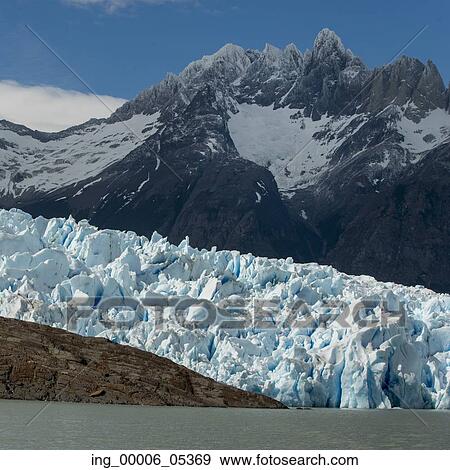 Grey Glacier, Grey Lake, Torres del Paine National Park, Patagonia, Chile View Large Photo Image Stock Photo - Grey Glacier, Grey Lake, Torres del Paine National Park, Patagonia, Chile. Fotosearch
