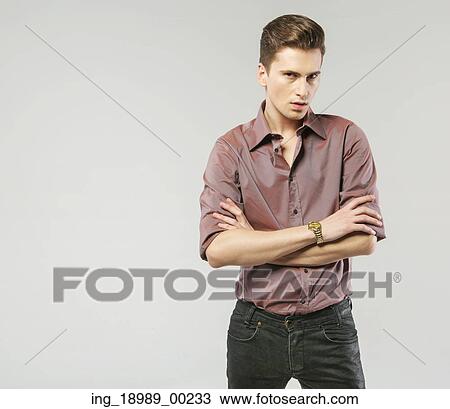 Handsome businessman with classic haircut View Large Photo Image Stock Image - Handsome businessman with classic haircut. Fotosearch