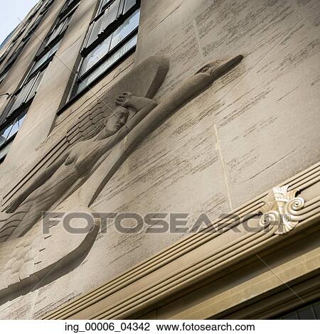 Low angle view of a building facade, Rockefeller Center, Midtown Manhattan, New York City, New York State, USA View Large Photo Image Stock Image - Low angle view of a building facade, Rockefeller Center, Midtown Manhattan, New York City, New York State, USA. Fotosearch