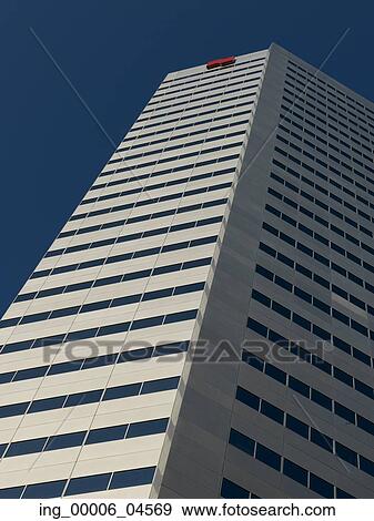 Stock Photo - Low angle view of a building, Montreal, Quebec, Canada. Fotosearch
