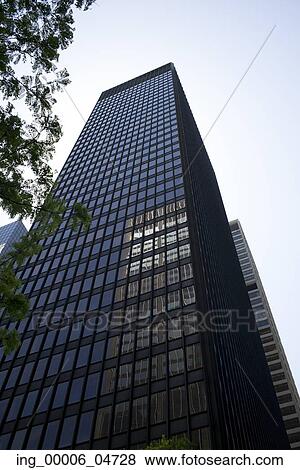 Stock Photo - Low angle view of a building, Manhattan, New York City, New York State, USA. Fotosearch