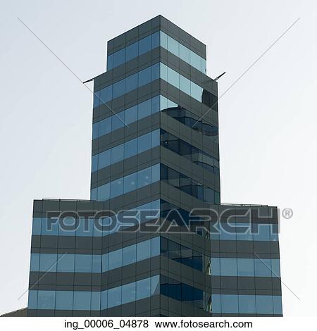 Low angle view of a modern building, Santiago, Santiago Metropolitan Region, Chile View Large Photo Image Stock Photo - Low angle view of a modern building, Santiago, Santiago Metropolitan Region, Chile. Fotosearch