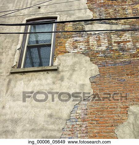 Low angle view of a wall an old building, Kenora, Lake Of The Woods, Ontario, Canada View Large Photo Image Stock Photo - Low angle view of a wall an old building, Kenora, Lake Of The Woods, Ontario, Canada. Fotosearch