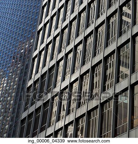 Stock Photo - Low angle view of building, Manhattan, New York City, New York State, USA. Fotosearch