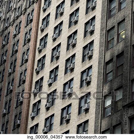 Stock Photo - Low angle view of building, Manhattan, New York City, New York State, USA. Fotosearch
