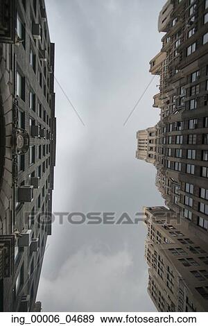 Stock Photo - Low angle view of buildings, Chelsea, Manhattan, New York City, New York State, USA. Fotosearch