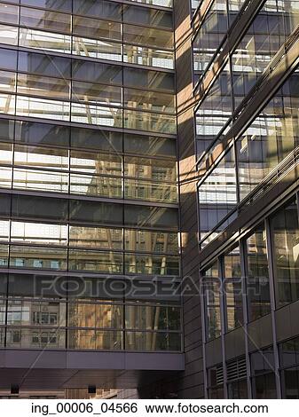 Stock Photograph - Low angle view of office buildings, Montreal, Quebec, Canada. Fotosearch
