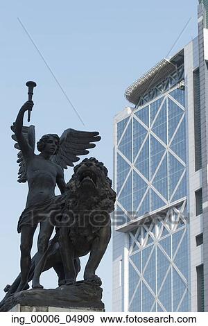Low angle view of sculpture, Santiago, Santiago Metropolitan Region, Chile View Large Photo Image Stock Photo - Low angle view of sculpture, Santiago, Santiago Metropolitan Region, Chile. Fotosearch