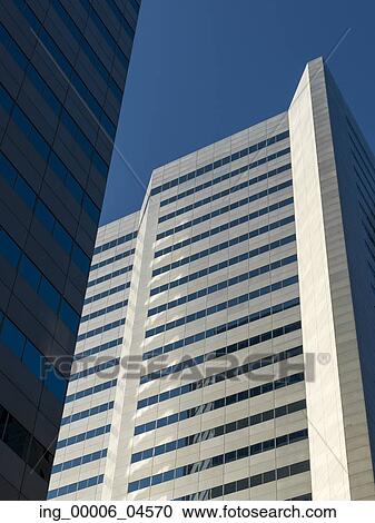 Low angle view of skyscrapers, Montreal, Quebec, Canada View Large Photo Image Stock Image - Low angle view of skyscrapers, Montreal, Quebec, Canada. Fotosearch