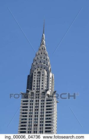Low angle view of the Chrysler Building, Midtown, Manhattan, New York City, New York State, USA View Large Photo Image Stock Photograph - Low angle view of the Chrysler Building, Midtown, Manhattan, New York City, New York State, USA. Fotosearch