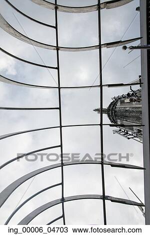 Stock Image - Low angle view of the Empire State Building, Manhattan, New York City, New York State, USA. Fotosearch