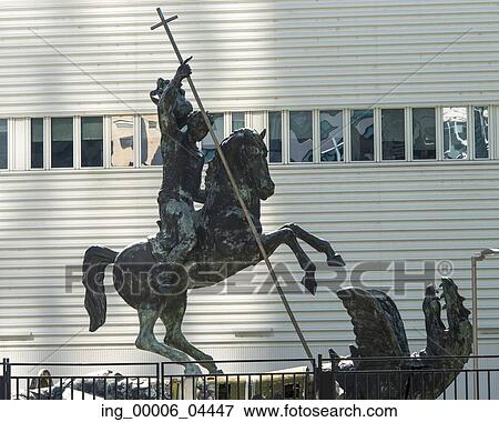 Stock Photo - Monumental statue, Midtown East, Manhattan, New York City, New York State, USA. Fotosearch