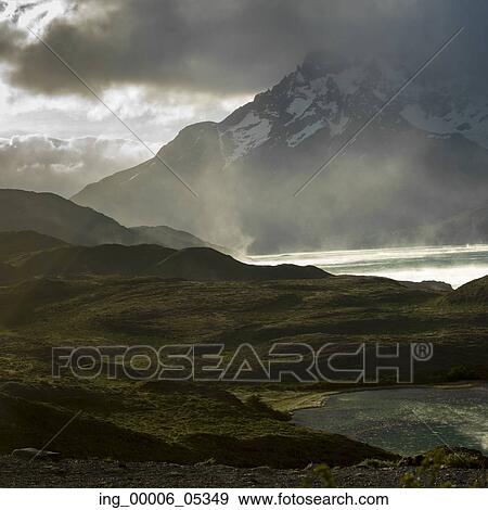 Nordenskjold Lake, Torres del Paine National Park, Patagonia, Chile View Large Photo Image Stock Photo - Nordenskjold Lake, Torres del Paine National Park, Patagonia, Chile. Fotosearch