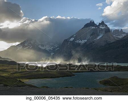Nordenskjold Lake, Torres del Paine National Park, Patagonia, Chile View Large Photo Image Stock Photography - Nordenskjold Lake, Torres del Paine National Park, Patagonia, Chile. Fotosearch