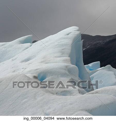 Picture - Perito Moreno Glacier, Lake Argentino, Los Glaciares National Park, Santa Cruz Province, Patagonia, Argentina. Fotosearch