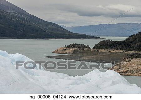 Picture - Perito Moreno Glacier, Lake Argentino, Los Glaciares National Park, Santa Cruz Province, Patagonia, Argentina. Fotosearch