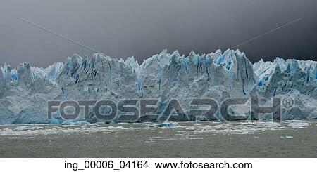 Picture - Perito Moreno Glacier, Lake Argentino, Los Glaciares National Park, Santa Cruz Province, Patagonia, Argentina. Fotosearch