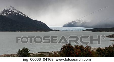 Stock Photo - Perito Moreno Glacier, Lake Argentino, Los Glaciares National Park, Santa Cruz Province, Patagonia, Argentina. Fotosearch