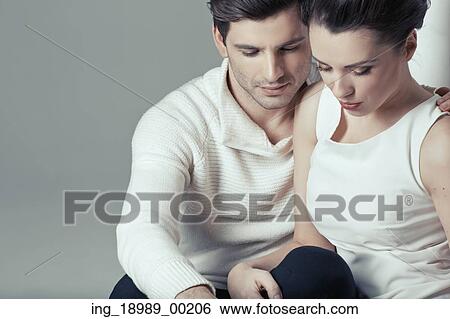 Portrait of the serious young people View Large Photo Image Stock Photograph - Portrait of the serious young people. Fotosearch