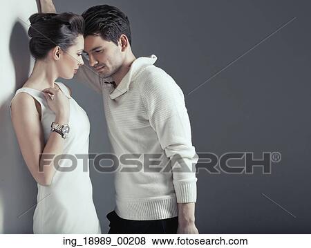 Stock Photo - Sensual scene of the young lovers. Fotosearch