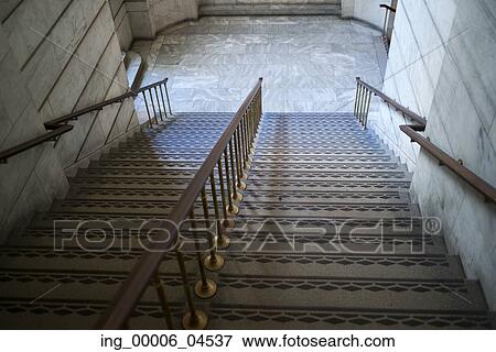 Stairway in New York Public Library, Midtown, Manhattan, New York City, New York State, USA View Large Photo Image Stock Photo - Stairway in New York Public Library, Midtown, Manhattan, New York City, New York State, USA. Fotosearch