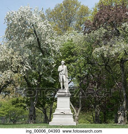 Stock Image - Statue in Central Park, Manhattan, New York City, New York State, USA. Fotosearch