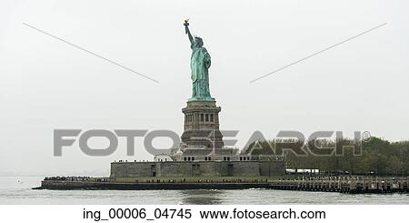 Statue of Liberty, Liberty Island, New York Harbor, Manhattan, New York City, New York State, USA View Large Photo Image Stock Photography - Statue of Liberty, Liberty Island, New York Harbor, Manhattan, New York City, New York State, USA. Fotosearch