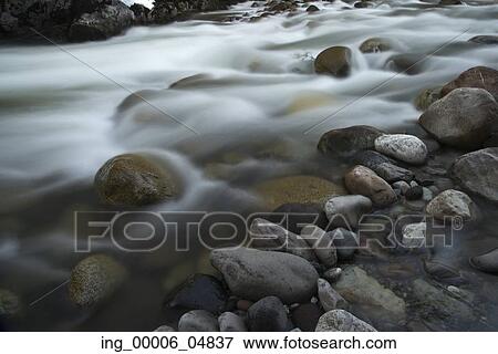 Stream flowing through rocks, Whistler, British Columbia, Canada View Large Photo Image Stock Photo - Stream flowing through rocks, Whistler, British Columbia, Canada. Fotosearch