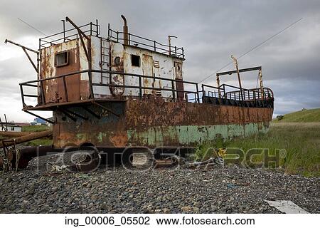 View of an abandoned ship, Puerto Natales, Patagonia, Chile View Large Photo Image Stock Image - View of an abandoned ship, Puerto Natales, Patagonia, Chile. Fotosearch