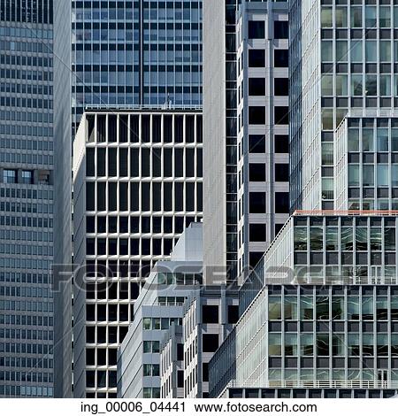 Stock Image - View of buildings in Manhattan, New York City, New York State, USA. Fotosearch