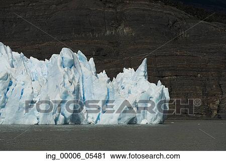 View of iceberg in lake, Grey Glacier, Grey Lake, Torres del Paine National Park, Patagonia, Chile View Large Photo Image Stock Image - View of iceberg in lake, Grey Glacier, Grey Lake, Torres del Paine National Park, Patagonia, Chile. Fotosearch