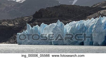 View of iceberg in lake, Grey Glacier, Grey Lake, Torres del Paine National Park, Patagonia, Chile View Large Photo Image Stock Photograph - View of iceberg in lake, Grey Glacier, Grey Lake, Torres del Paine National Park, Patagonia, Chile. Fotosearch