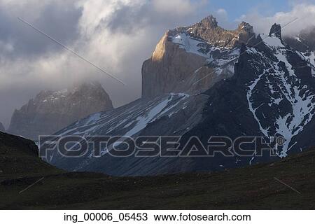View of mountains, Torres del Paine National Park, Patagonia, Chile View Large Photo Image Stock Image - View of mountains, Torres del Paine National Park, Patagonia, Chile. Fotosearch