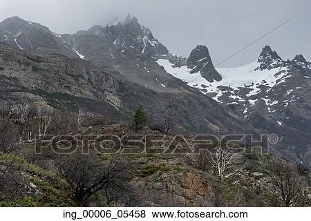 View of mountains, Torres del Paine National Park, Patagonia, Chile View Large Photo Image Stock Photo - View of mountains, Torres del Paine National Park, Patagonia, Chile. Fotosearch