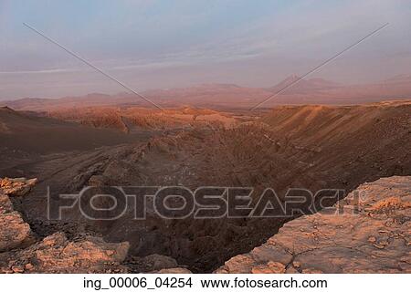 Picture - View of rocky landscape, Death Valley, San Pedro de Atacama, El Loa Province, Antofagasta Region, Chile. Fotosearch