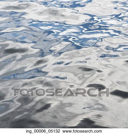 Stock Image - Water surface, Skeena-Queen Charlotte Regional District, Haida Gwaii, Graham Island, British Columbia, Canada. Fotosearch