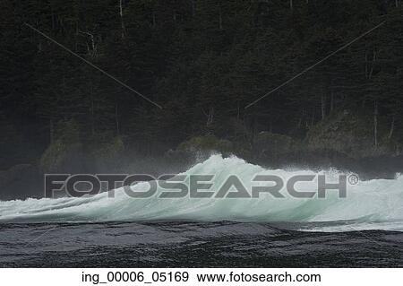 Waves in the Pacific Ocean, Skeena-Queen Charlotte Regional District, Haida Gwaii, Graham Island, British Columbia, Canada View Large Photo Image Stock Photo - Waves in the Pacific Ocean, Skeena-Queen Charlotte Regional District, Haida Gwaii, Graham Island, British Columbia, Canada. Fotosearch