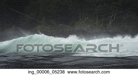Waves in the Pacific Ocean, Skeena-Queen Charlotte Regional District, Haida Gwaii, Graham Island, British Columbia, Canada View Large Photo Image Stock Photo - Waves in the Pacific Ocean, Skeena-Queen Charlotte Regional District, Haida Gwaii, Graham Island, British Columbia, Canada. Fotosearch